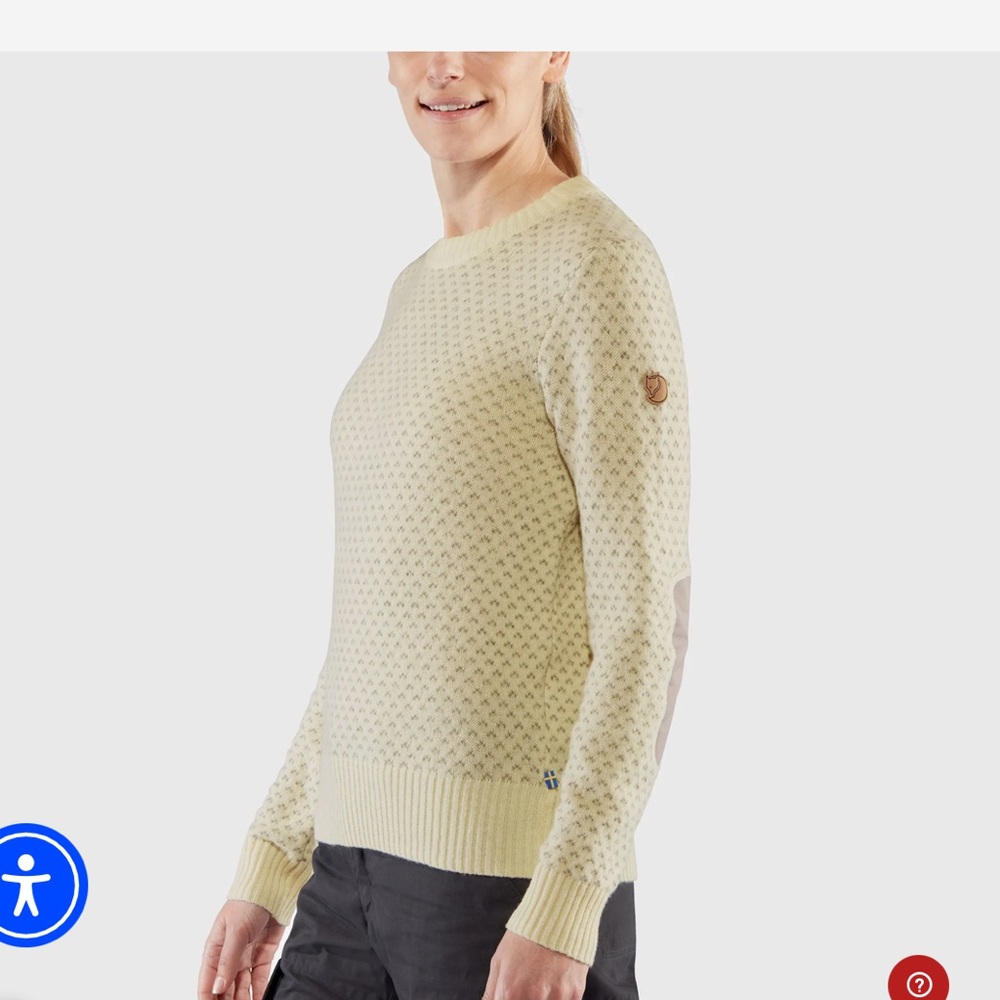 🐑EUC FJALLRAVEN 100% Wool Ovik Nordic Sweater